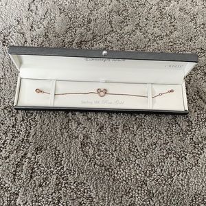 Disney World Sterling Rose Gold Bracelet